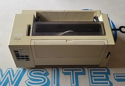 Lexmark 2380 Plus Impact Dot Matrix Forms Printer & Power Cord, Parallel +Ribbon - Image 1 of 4