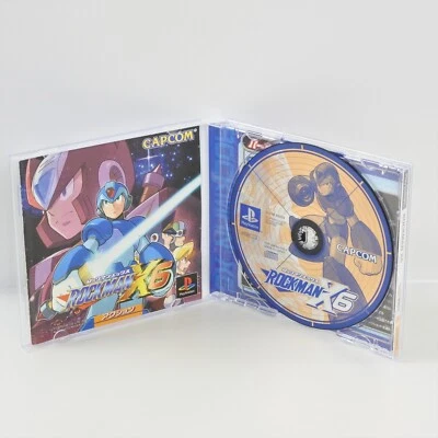ROCKMAN X6 Megaman PS1 Playstation For JP System ccc p1 - Image 1 of 2
