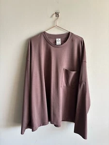 Nike Tech Pack Men Long Sleeve Round Neckline Front Pocket Top Brown Size XXL - Picture 1 of 10