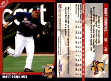 Matt Esquivel 2007 Grandstand Mississippi Braves #8 Card *AutographDen*