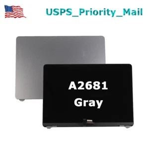 OEM Gray LCD Screen Display Top Cover Assembly for MacBook Air A2681 EMC: 4074 - Picture 1 of 8