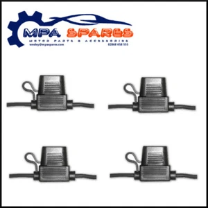 4 X HOCHWERTIGE SPRITZWASSERGESCHÜTZTE SICHERUNGSHALTER FÜR 20 AMP BLADE SICHERUNGEN - Bild 1 von 2