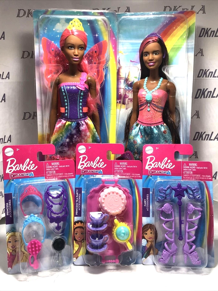 Mattel Barbie Dreamtopia Fairy Doll - African American FXT02