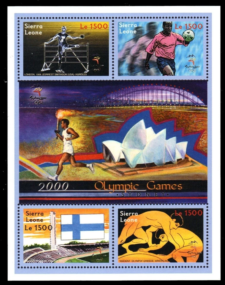SIERRA LEONA 2285 - Juegos Olímpicos de Sydney "Hoja de recuerdo" (pb52313) Foto 1 de 1