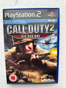 Call of Duty 2 Big Red One PS2 WWII Shooter 2005 Game 100% Complete VGC Free P&P - Picture 1 of 3