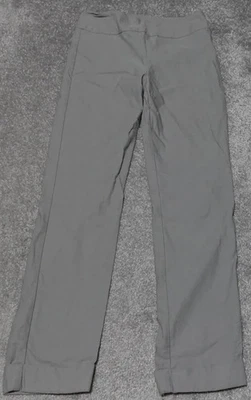 Pantalones tribales para mujer talla 6 grises ajustados rectos elásticos tiro medio informales Foto 1 de 4