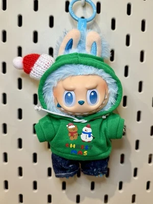 NAVIDAD Conjunto de Ropa de Vacaciones para Labubu Monster Peluche Conjunto - SIN MUÑECA Foto 1 de 4