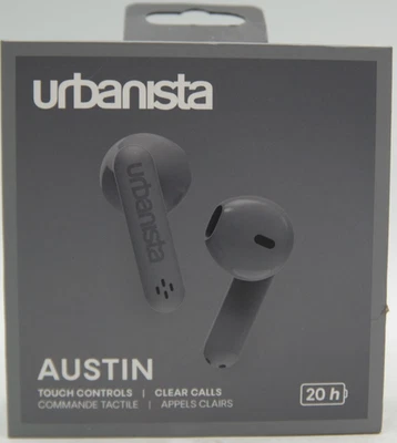 Urbanista Austin True Wireless Earbuds with Built-In Microphone - Storm Gray. - Image 1 of 4