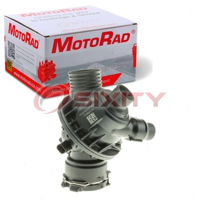 MotoRad Engine Coolant Thermostat for 2014-2016 BMW M235i Cooling Housing bt - Image 1 of 4