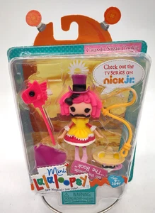 Lalaloopsy Mini Crumbs Sugar Cookie Doll Nick Jr Series The Book RARE w Mustache - Picture 1 of 5
