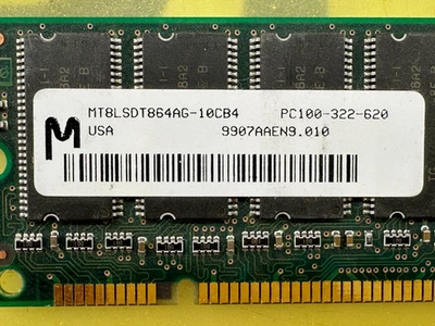 MEMORIA MICRON MT8LSDT864AG-10CB4 PC100-322-620 Foto 1 de 3