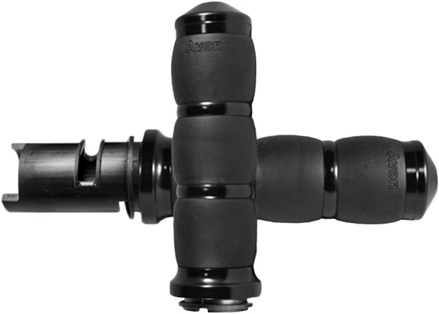 Empuñaduras de cojín de aire de terciopelo Avon negras AIR-96-F24 Foto 1 de 1