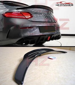 BOTAS ALERÓN NEGRAS BRILLANTES LABIALES MERCEDES CLASE C205 2015 CUPÉ DE 2 PUERTAS AMG C63 REINO UNIDO - Imagen 1 de 11