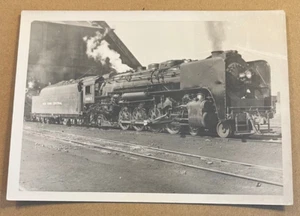 BLACK & WHITE TRAIN  PHOTO - 5X7" - N.Y. CENTRAL ENGINE #3063 CLEVELAND OH. 1949 - Picture 1 of 2