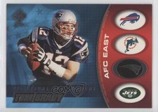 2002 Pacific Private Stock Reserve Divisional Realignment Tom Brady #19