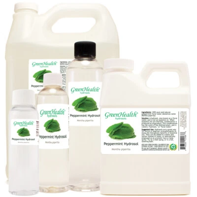 GREENHEALTH Peppermint Floral Water (Hydrosol) Free Shipping Many Sizes