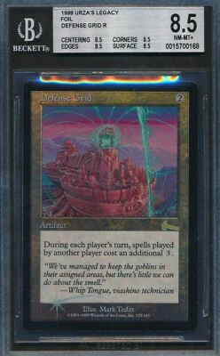 Urza's Legacy Defense Grid BGS 8.5 Graded Magic MTG FOIL (0168) - Image 1 of 3