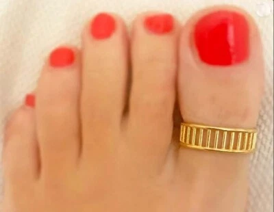 Anillo de metal macizo de plata 925 para mujer nuevo estilo ajustable enchapado en oro amarillo Foto 1 de 4