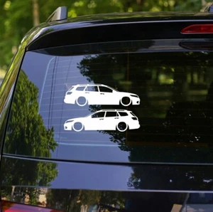 2x Lowered Car Decal Stickers for Acura TSX Sports Wagon CU2 2009-2014 - Picture 1 of 3