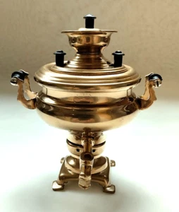 Mini Té Decorativo Min de Metal De Colección Soviética URSS Ruso Pequeño Té Samovar - Imagen 1 de 13