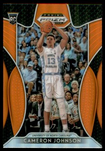 2019-20 Panini Prizm Draft Picks Prizms Orange #13 Cameron Johnson