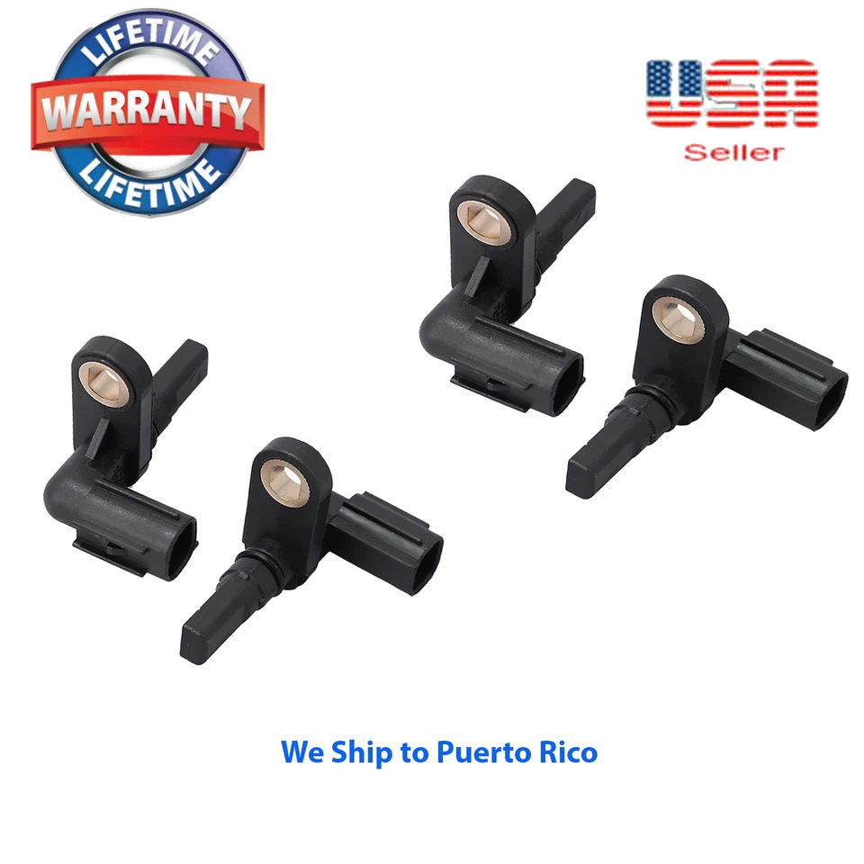 Set of 4 ABS Wheel Speed Sensor Front Rear Left and Right For Tundra 2007-2017  - Imagen 1 de 4