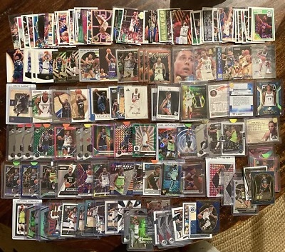 Lote 150+ tarjetas del equipo Timberwolves de la NBA | PATIO, RC, reliquia, inserto, paralelo, numerado Foto 1 de 4