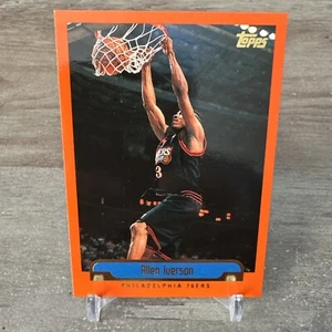 Allen Iverson 1999-00 Topps Card #66 Philadelphia 76ers NBA HOF Free Shipping - Picture 1 of 2