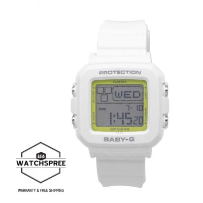 Casio Baby-G 30th Anni BG+PLUS Series White Resin Band Watch + Holder BGD-10K-7 - image 1 of 4