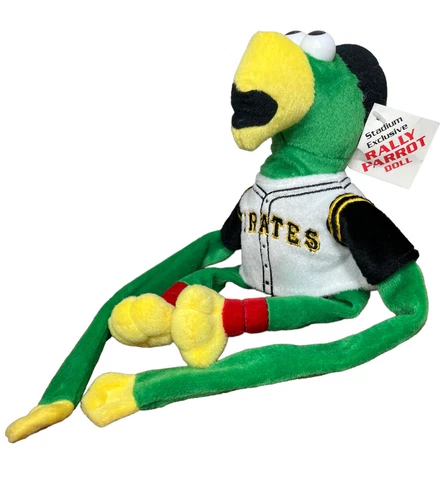 Pittsburgh Pirates 2004 Rally Parrot Doll 10" Highmark With Tags Hard to Find Cover