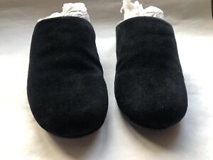 FitFlop CHRISSIE SHEARLING Ladies Womens Suede Shearling Scuff Mule Slippers