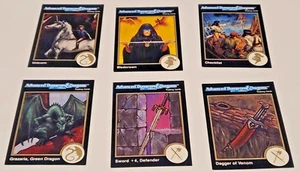 Advanced Dungeons & Dragons trading cards - 1991 - 6-card lot - Picture 1 of 2