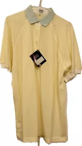 VINTAGE PRINGLE OF SCOTLAND LARGE COTTON POLO SHIRT JUMPER 90S GOLF - Picture 1 of 3