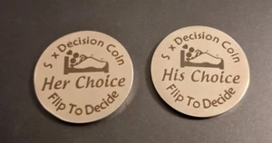 Sex Decision Double Sided Coin His or Her Choice - Bild 1 von 1