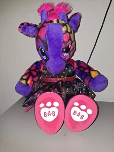 Build A Bear Rainbow Style Giraffe 18” Wild Style BAB Plush Purple pride ally - Picture 1 of 5