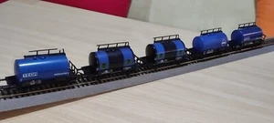 PIKO - 5x Carri cisterna "Aral, Tega, MV " - Imagen 1 de 18