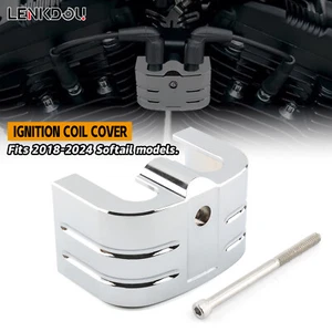 CNC Ignition Coil Cover For Harley Softail Softail Fat Bob Low rider street Bob - Bild 1 von 14