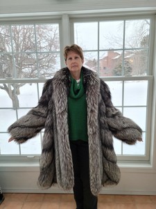 silver fox coat value