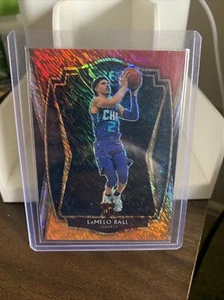 2020-21 NBA Select Lamelo Ball RC #183 Premier Level Red & Orange Shimmer Prizm - Picture 1 of 2