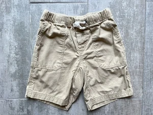 GAP Kids Boy Toddler Drawstring Elastic Short Easy On Khaki Casual School 4T 4 - Picture 1 of 5