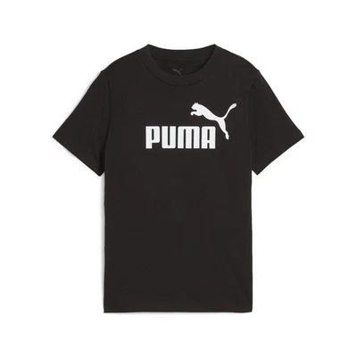 Camiseta PUMA Essentials Grande Niños Niñas Negra Grande (12-14) 100% Algodón Nueva con Etiquetas Foto 1 de 4