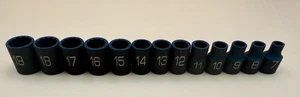 Matco 13 PIECE 3/8" DRIVE METRIC 12 POINT ADV IMPACT SOCKET SET - Picture 1 of 3