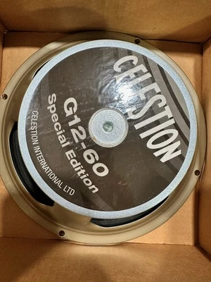 Celestion G12-60 Edición Especial - ¡Ya no disponible en Estados Unidos! Foto 1 de 3