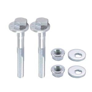 Camber Nut Bolts Car Maintenance 2 Piece Set Direct Replacement Metal Material - Picture 1 of 12