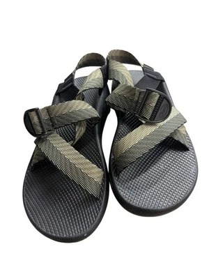 CHACO Men’s Sz 12 MEGA Z Cloud Sandal - Odds Black - JCH107223 MSRP $100 NEW - Image 1 of 4