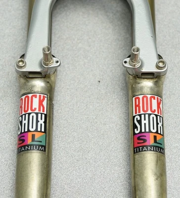 ROCK SHOX MAG 21 SL Ti Suspension Fork, 26" Vintage MTB, 1 1/8" x 202mm titanium - Image 1 of 4