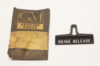 Nuevo de Lote Antiguo Chevrolet Impala Belair Biscayne 1960-63 Manija de Liberación de Freno GM 3769601 Foto 1 de 4