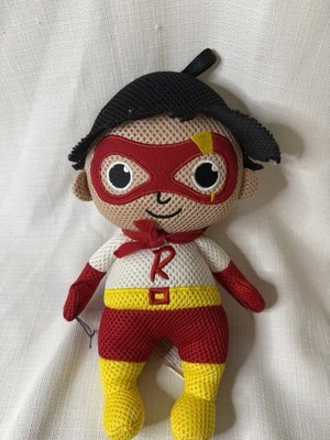 Figura de peluche Ryan’s World Red Titan juguete de peluche superhéroe capa máscara Foto 1 de 4