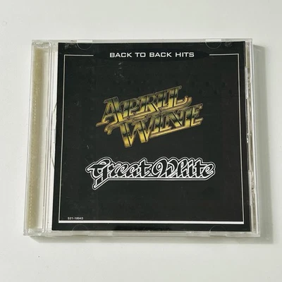 April Wine Great White Back To Back Hits CD 1996 Glam Rock Hair Metal - Image 1 of 4