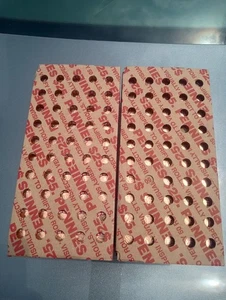 (2) sealed BOXES 100 Rolls unc 2025 50 P and 50 D Lincoln Cent Shield Penny - Picture 1 of 2